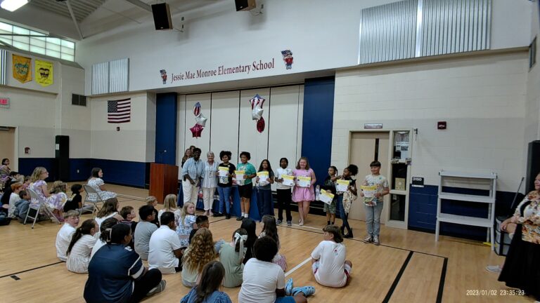 Terrific Kids Achievement Awards at Jessie Mae Monroe Elementary School
