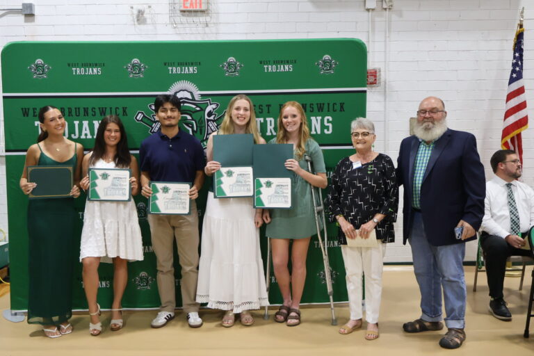 Scholarship Awards Ceremony at West Brunswick High School